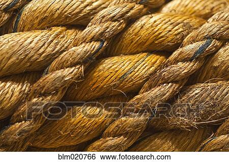 Rope Close-up View Large Photo Image Stock Photograph - Rope Close-up. Fotosearch