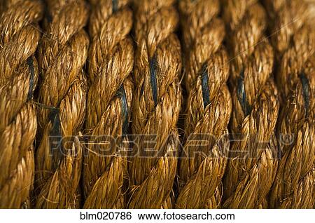 Stock Photograph - Rope Close-up. Fotosearch