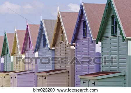 Row of Colorful Beach Homes View Large Photo Image Stock Image - Row of Colorful Beach Homes. Fotosearch