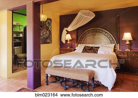 Rustic Bedroom View Large Photo Image Picture - Rustic Bedroom. Fotosearch
