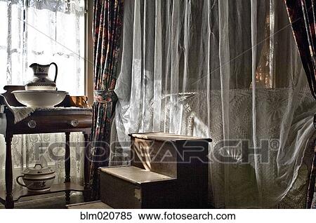 Stock Photography - Rustic Bedroom. Fotosearch