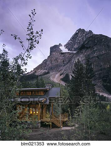 Rustic Home View Large Photo Image Stock Image - Rustic Home. Fotosearch