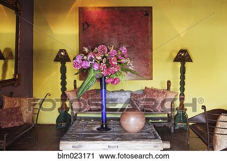 Stock Image - Rustic Living Room. Fotosearch