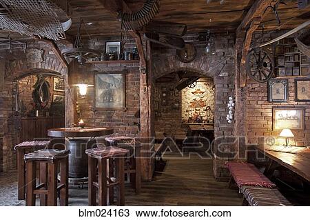 Rustic Restaurant Seating View Large Photo Image Stock Image - Rustic Restaurant Seating. Fotosearch