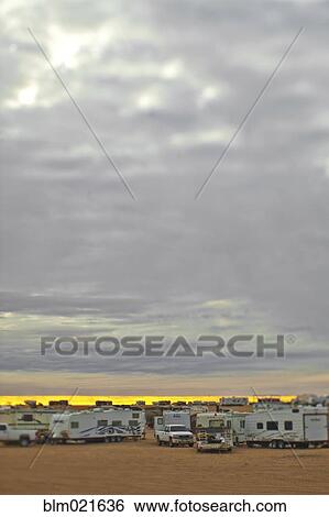 RV Park View Large Photo Image Stock Photograph - RV Park. Fotosearch