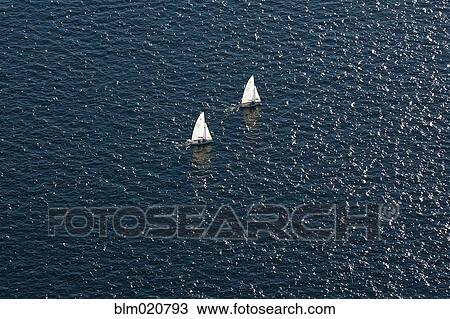 Sailboats in the Ocean View Large Photo Image Stock Image - Sailboats in the Ocean. Fotosearch