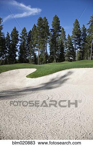 Sand Trap at a Golf Course View Large Photo Image Stock Image - Sand Trap at a Golf Course. Fotosearch