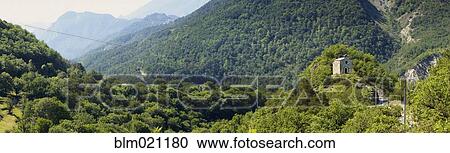 Scenic Valley with Stone Chapel View Large Photo Image Stock Image - Scenic Valley with Stone Chapel. Fotosearch