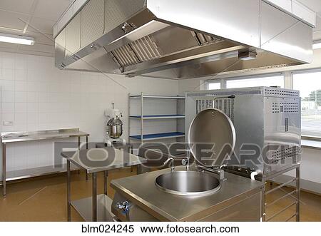 Stock Photography - School Kitchen. Fotosearch