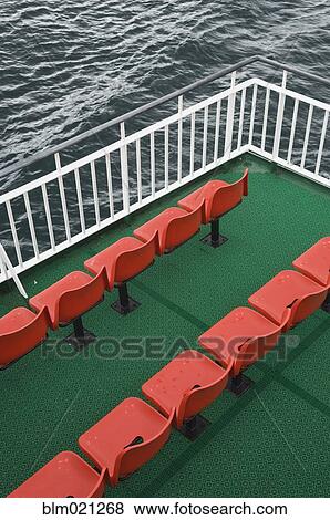 Seating on a Ferry View Large Photo Image Stock Photo - Seating on a Ferry. Fotosearch