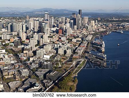 Seattle Office Buildings View Large Photo Image Stock Image - Seattle Office Buildings. Fotosearch