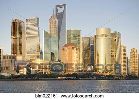 Shanghai City Skyline View Large Photo Image Stock Image - Shanghai City Skyline. Fotosearch