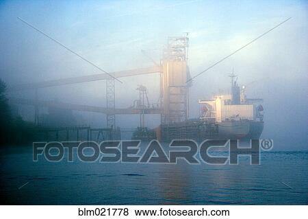 Stock Photo - Ship in Port. Fotosearch