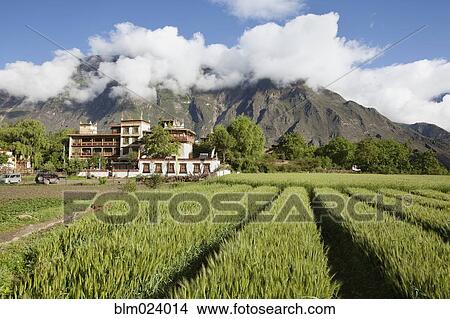 Sichuan Tibet View Large Photo Image Picture - Sichuan Tibet. Fotosearch
