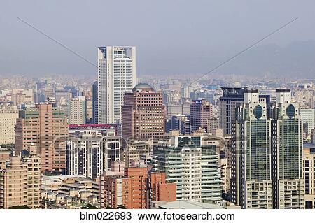 Skyline of Downtown Taipei on a Smoggy Day View Large Photo Image Stock Image - Skyline of Downtown Taipei on a Smoggy Day. Fotosearch