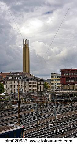 Smoke Stacks and Rail Yard View Large Photo Image Stock Image - Smoke Stacks and Rail Yard. Fotosearch