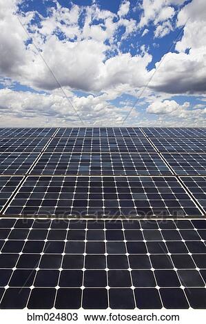 Stock Image - Solar panels in Death Valley. Fotosearch