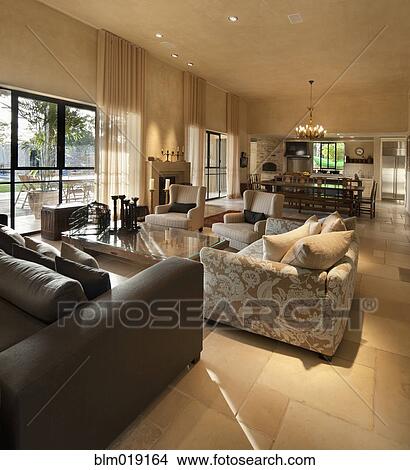 Picture - Spacious Living Room. Fotosearch
