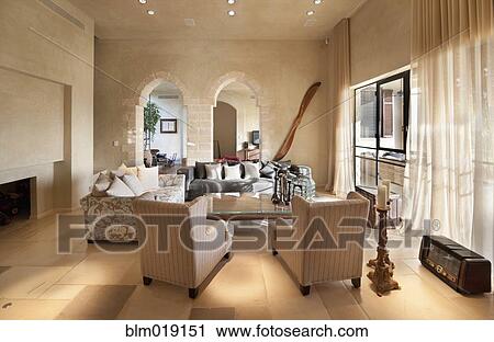 Spacious Living Room View Large Photo Image Stock Image - Spacious Living Room. Fotosearch