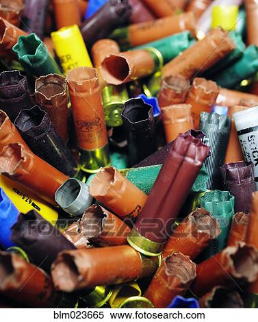 Stock Photography - Spent Ammo Shells. Fotosearch