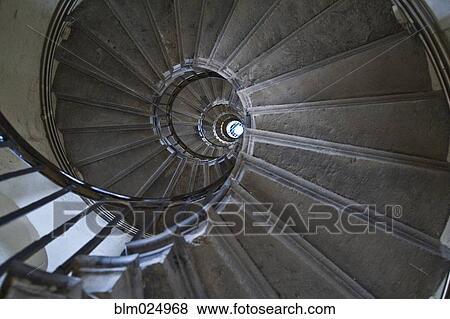 Spiral Staircase View Large Photo Image Stock Photo - Spiral Staircase. Fotosearch