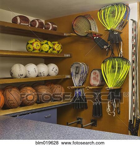 Sports Equipment Display View Large Photo Image Stock Photo - Sports Equipment Display. Fotosearch