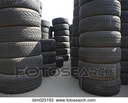 Stacks of Used Tires View Large Photo Image Stock Image - Stacks of Used Tires. Fotosearch