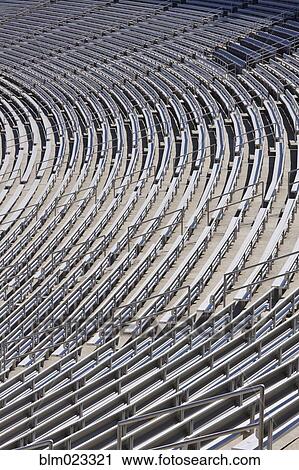 Stock Image - Stadium Bleachers. Fotosearch