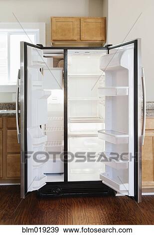 stainless steel refrigerator View Large Photo Image Stock Photo - stainless steel refrigerator. Fotosearch