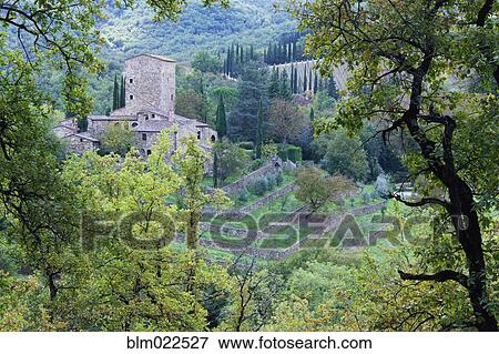 Stone Farmhouse near Montefioralle View Large Photo Image Stock Photo - Stone Farmhouse near Montefioralle. Fotosearch