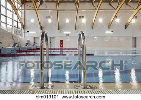 Stock Image - Swimming Pool in Moscow, Russia. Fotosearch