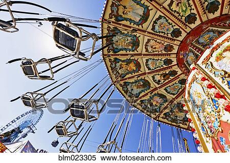 Stock Photography - Swing Ride at the Fair. Fotosearch