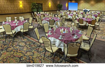 Table and Chairs in Hotel Dining Room View Large Photo Image Stock Photo - Table and Chairs in Hotel Dining Room. Fotosearch