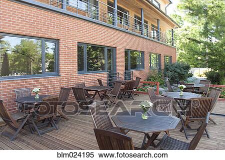 Table and Chairs on Hotel Deck View Large Photo Image Stock Photography - Table and Chairs on Hotel Deck. Fotosearch