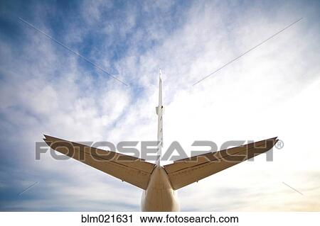 Tail of a Plane View Large Photo Image Stock Image - Tail of a Plane. Fotosearch