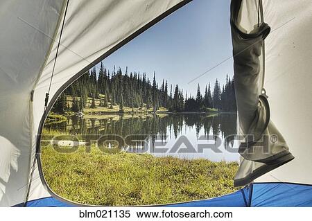 Tent and Campsite View Large Photo Image Stock Photography - Tent and Campsite. Fotosearch