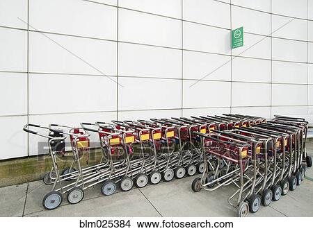 Picture - The baggage return claim area of the airport. Fotosearch
