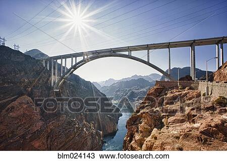 The Colorado River Bridge is also known as the Hoover Dam Bypass View Large Photo Image Stock Image - The Colorado River Bridge is also known as the Hoover Dam Bypass. Fotosearch