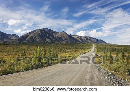 The Denali Highway in Alaska View Large Photo Image Stock Photograph - The Denali Highway in Alaska. Fotosearch