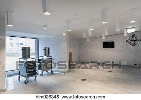 The dining area of the new buildings of Narva College View Large Photo Image Stock Photography - The dining area of the new buildings of Narva College. Fotosearch