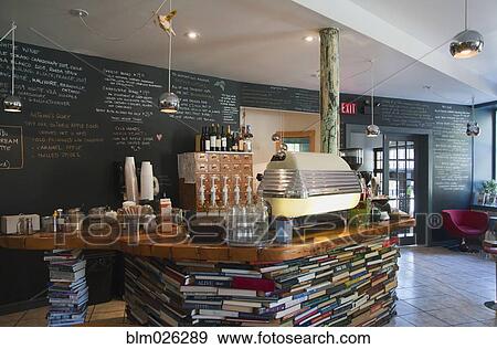 The interior of a caf View Large Photo Image Stock Photo - The interior of a caf. Fotosearch