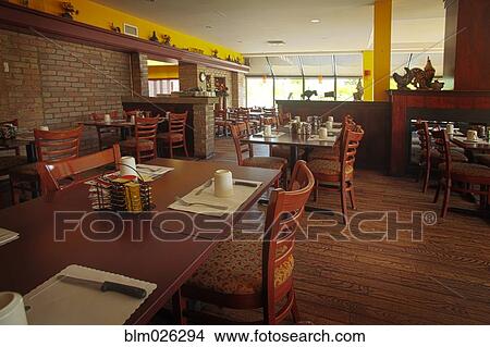 The interior of a restaurant View Large Photo Image Picture - The interior of a restaurant . Fotosearch