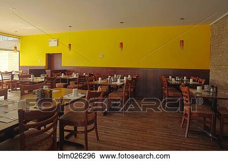 The interior of a restaurant View Large Photo Image Stock Photograph - The interior of a restaurant . Fotosearch