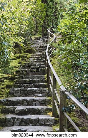 The Japanese Garden in Portland View Large Photo Image Picture - The Japanese Garden in Portland . Fotosearch