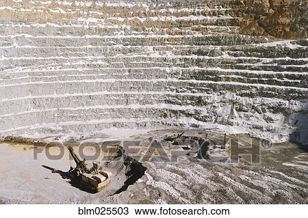 Stock Image - The Los Pelambres copper mine. Fotosearch