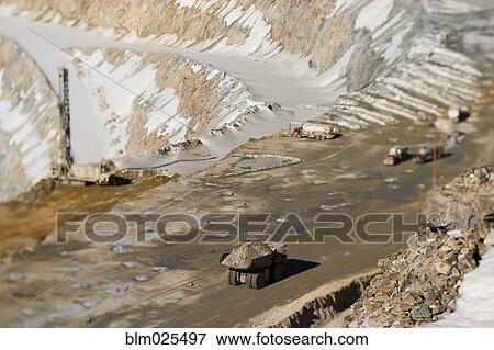 Stock Photo - The Los Pelambres copper mine. Fotosearch