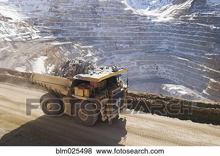 Stock Photo - The Los Pelambres copper mine. Fotosearch