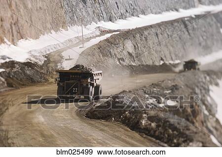 Stock Photo - The Los Pelambres copper mine. Fotosearch