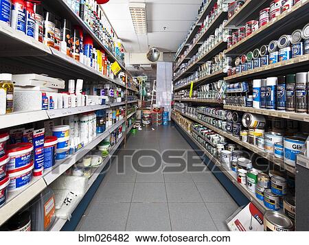 The shelves at a do it your self hardware store View Large Photo Image Stock Image - The shelves at a do it your self hardware store. Fotosearch
