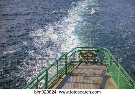 The wake behind the Kingston Ferry View Large Photo Image Picture - The wake behind the Kingston Ferry. Fotosearch